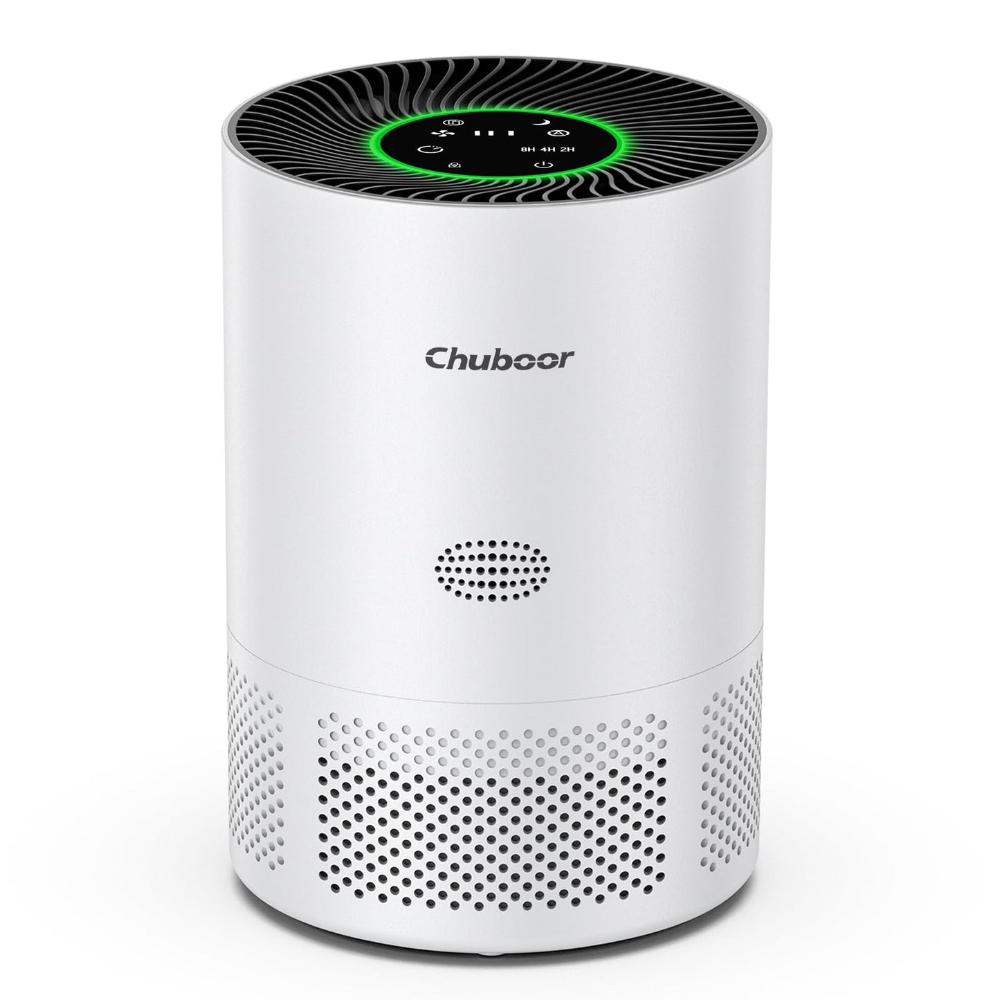 Chuboor Air Purifier for Bedroom Home, up to 1200ft?, 5 Speed, 3 Timer, Quiet Sleep Mode, HEPA Air Purifier for Bedroom/office/Living Room for Pet