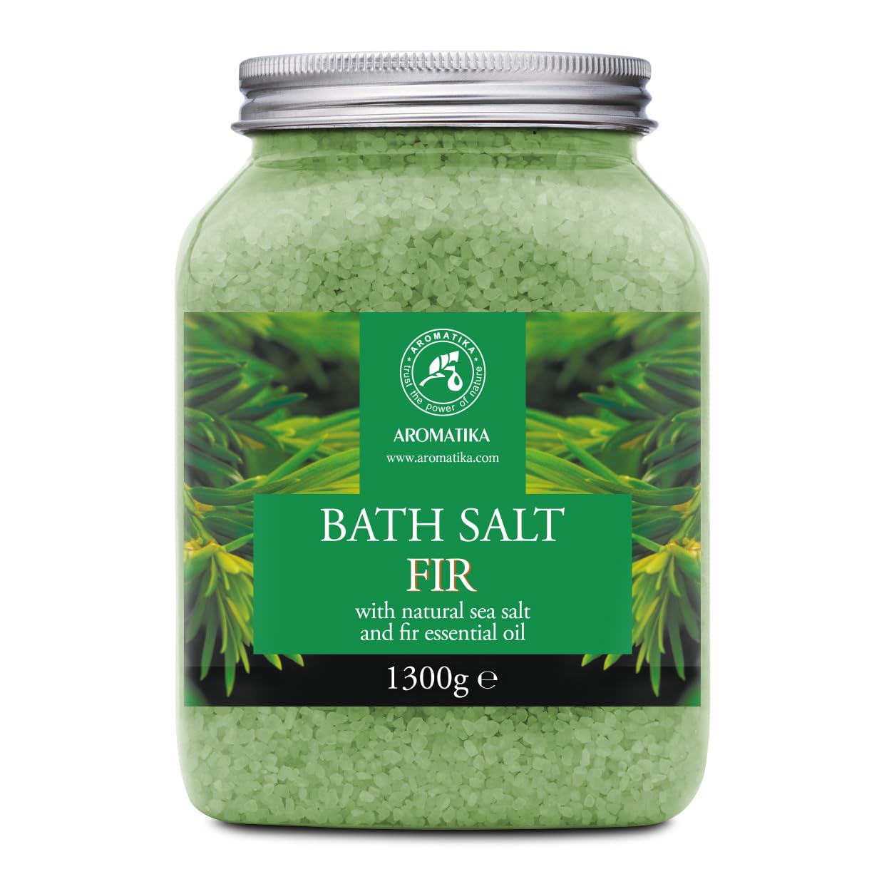 Natural Sea Bath Crystals with Fir Essential Oil ? 1300g ? Relaxing Aromatherapy Soak ? Skin & Body Care ? Wellness & Spa at Home