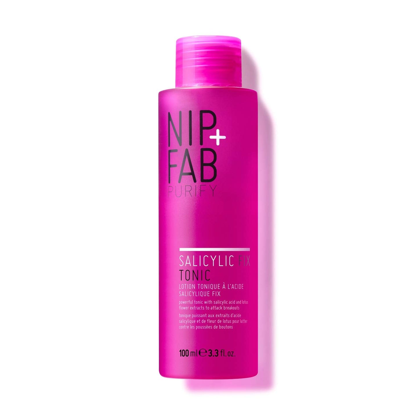 Nip + Fab Salicylic Acid Fix Tonic for Face with Witch Hazel, Lotus Flower Extract BHA Toner for Breakouts Minimize Pores Oil Control, 100ml