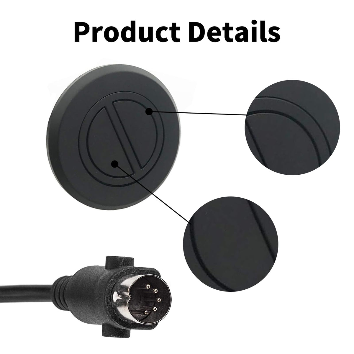 Tarqite 1Pcs Recliner Chair Electric Switch Controller, 5-Pin 2-Button