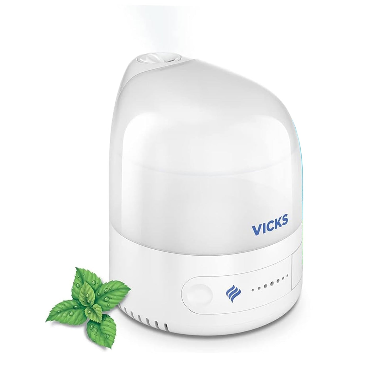 Vicks Personal Cool Mist Ultrasonic Humidifier - Small, Easy to Use, Quiet - Constant Mist Output - Home Use, Bedroom, Office, Nursery - Essential Oil
