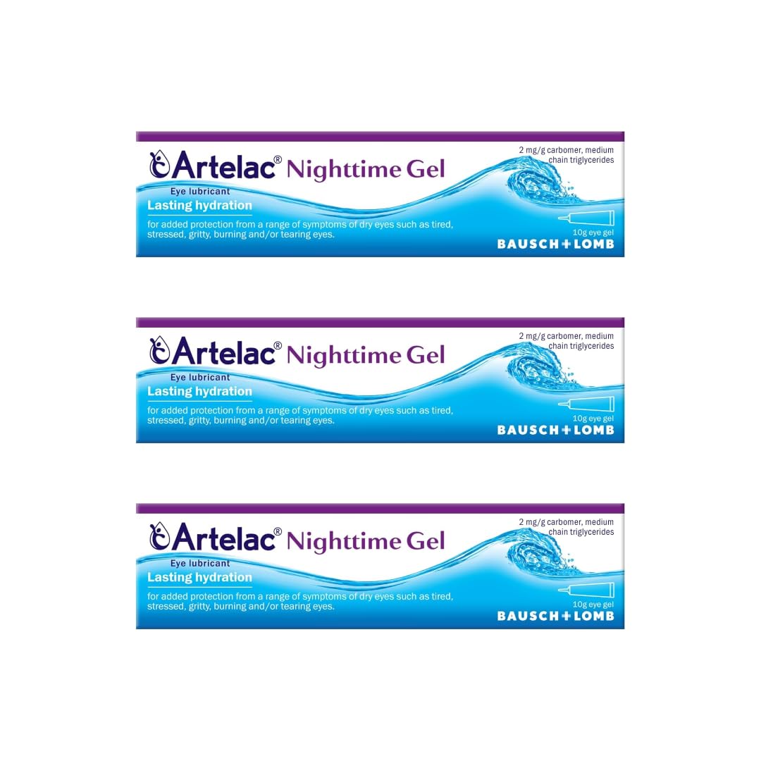 Artelac Nightime Gel 3 x 10g tubes BULK BUY