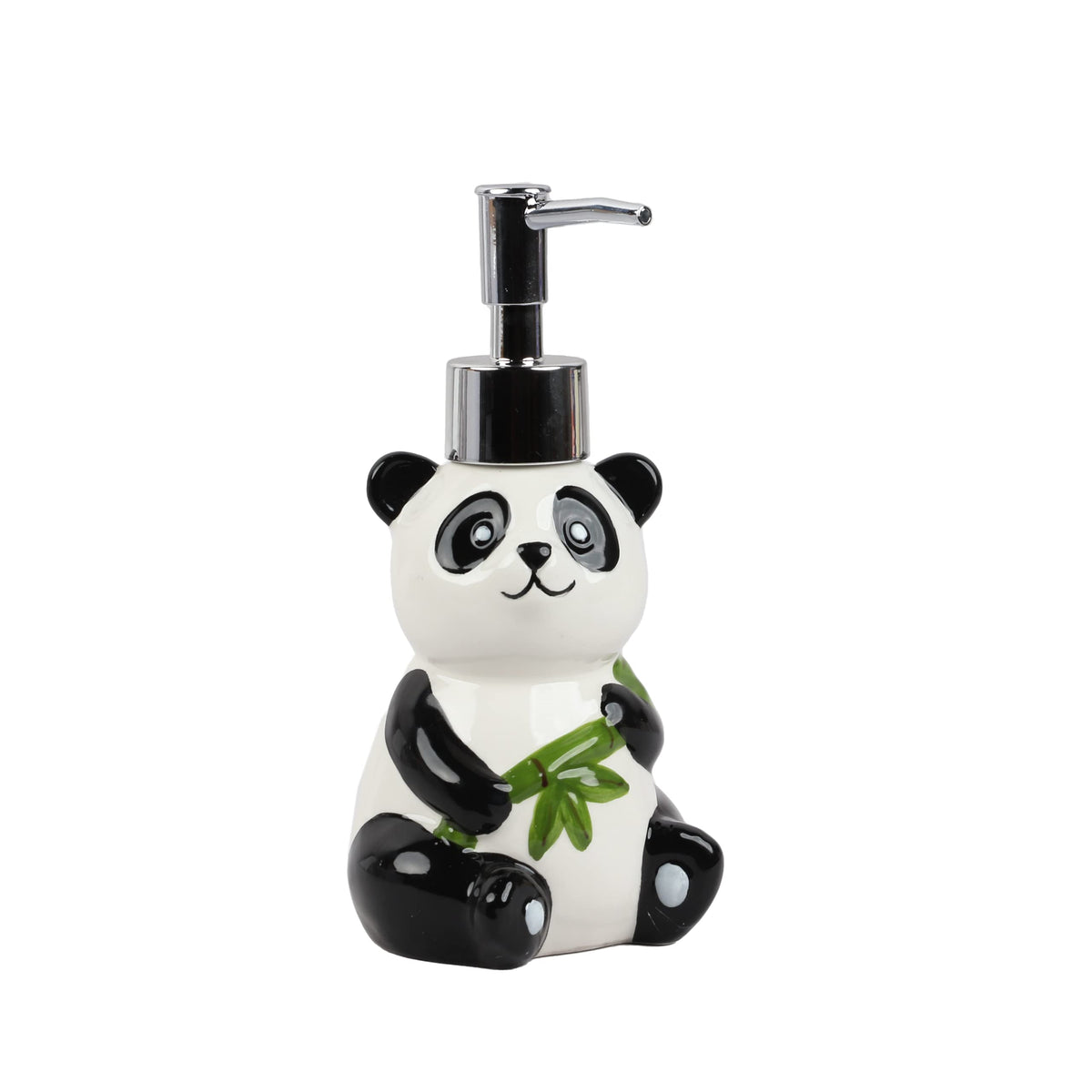 Servette Home Panda Soap Dispenser with Pump for Bathroom or Kitchen Sink