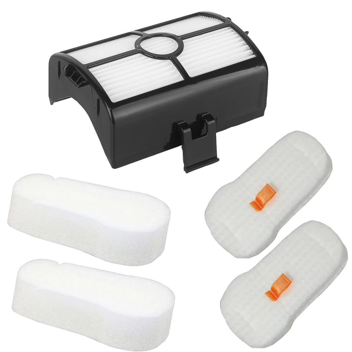 Replacement Shark Filter set for Duo Clean HZ500, HZ500UKT, HZ500UK Vacuum Cleaner Hoover,1 Hepa Filters and 2 Foam & Felt Filters (HZ500 Filter)