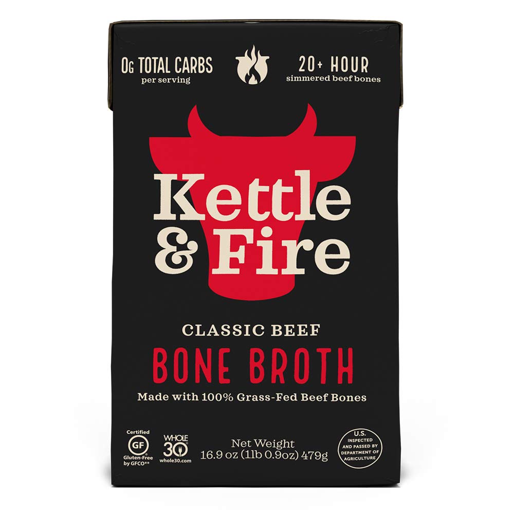 Kettle & Fire Classic Beef Bone Broth Beef 16.9FO