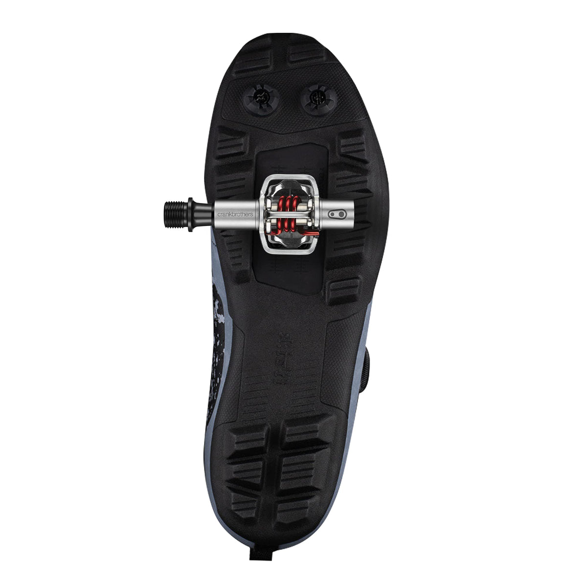 Crankbrothers Eggbeater-1 Pedals, Silver with Red Spring