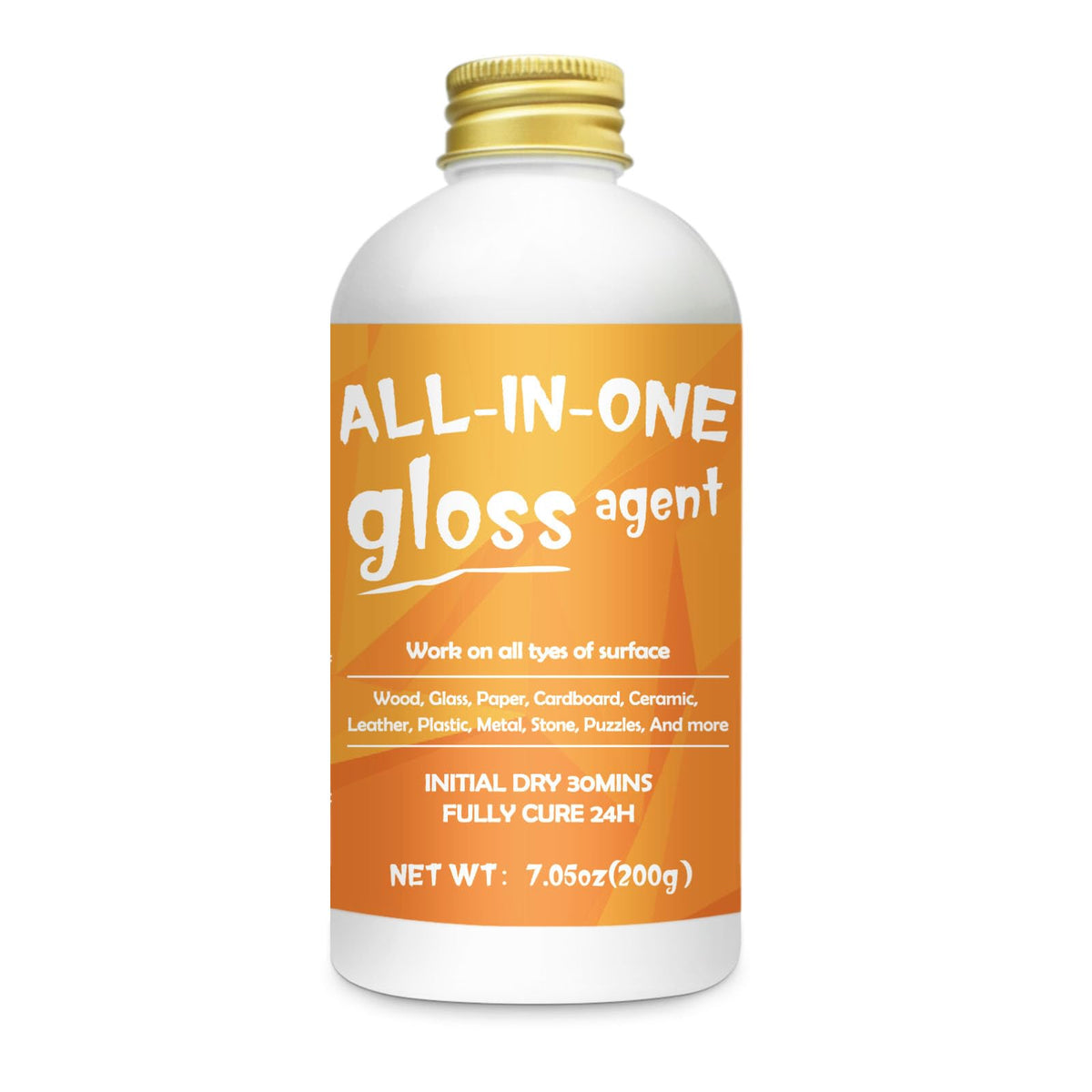 1DFAUL 200ml Decoupage Glue Gloss Finish, Varnish & Sealer, All in One Craft Glue Quick Dry, Anti Scratch & Wear Resistant, Waterproof, for Wood,
