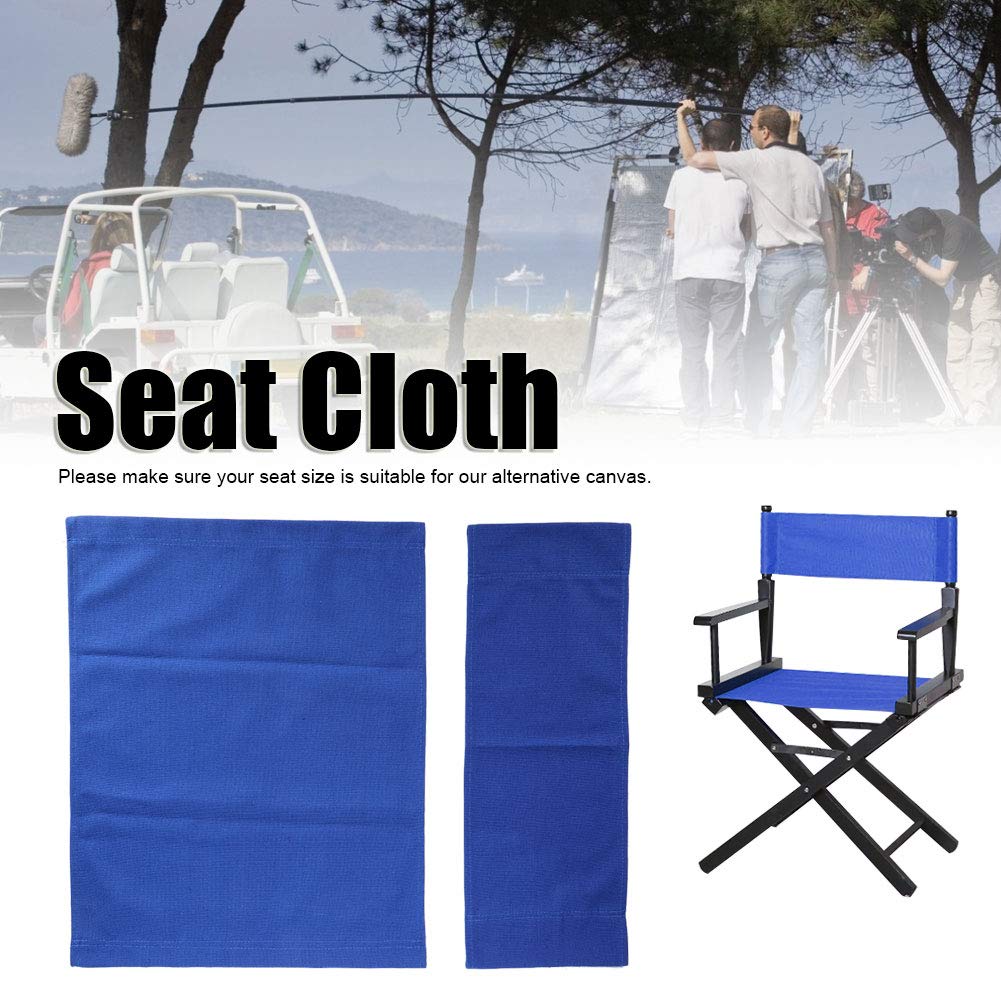 Cikonielf 1 Set Director Chair Canvas Replacement Seat Canvass Material Cloth Home Supplies Furniture Accessories(Blue)