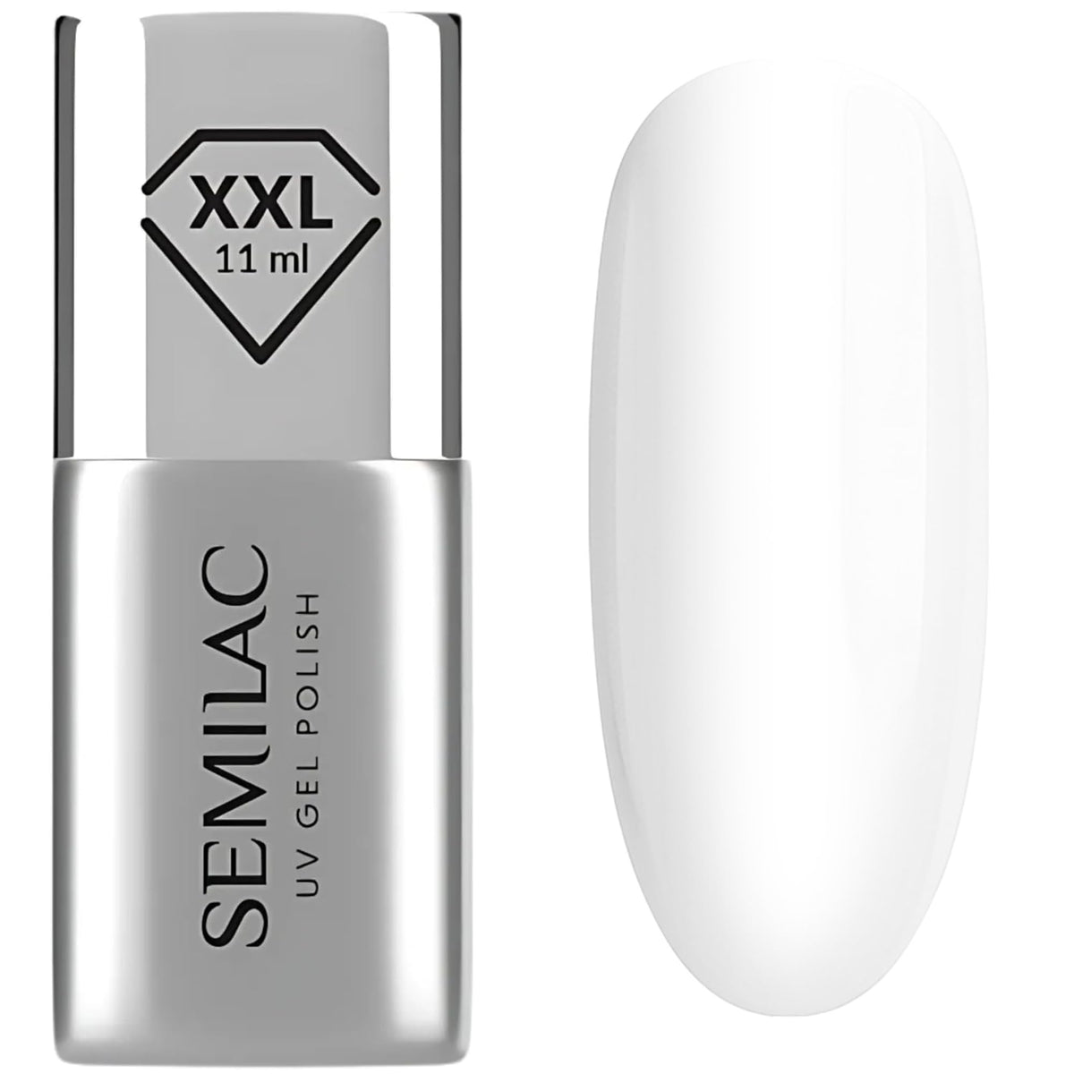 Semilac Top Nail Polish | 11 ml | Innovative UV LED Top Coat Soak Off Gel Nail for Color Protection | Shiny Gloss and Transparent | Easy to Apply,