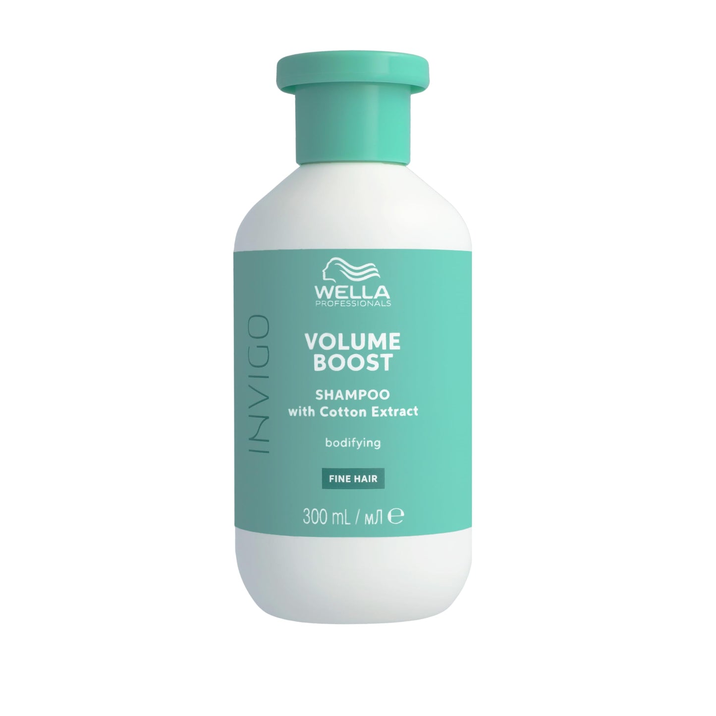 Wella Professionals Invigo Volume Boost Bodifying Volumising Shampoo - Volume Boost Blend for Normal to Fine Hair - Lightweight Hair Treatment (300ml)