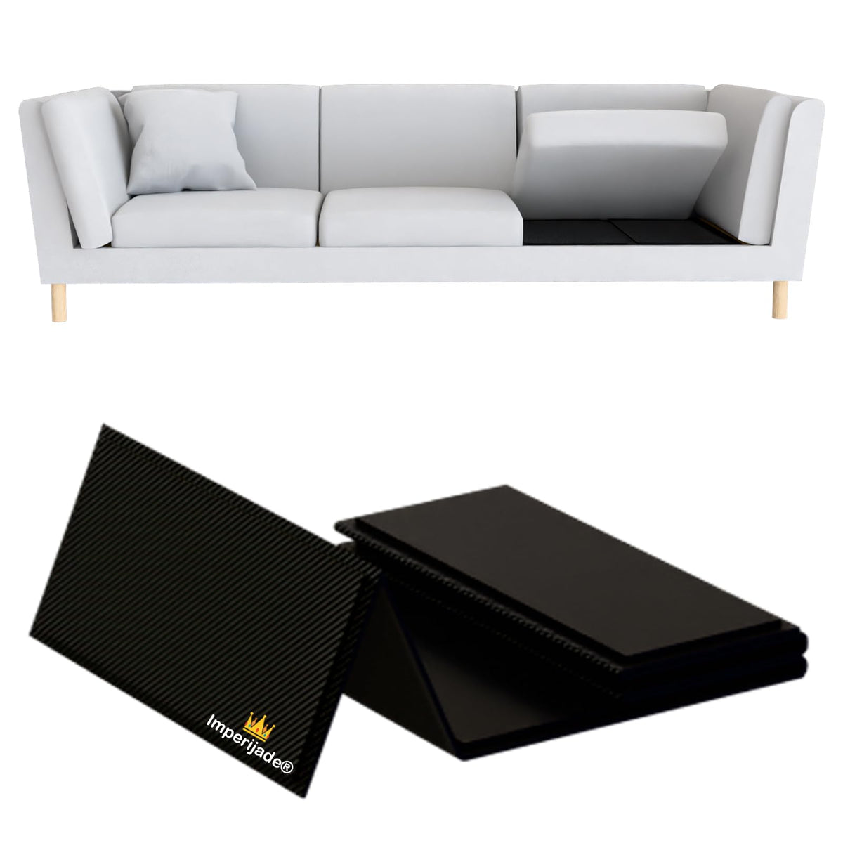 Imperijadeยฎ ๐๐ฒ๐๐๐ฒ๐ฟ ๐ฆ๐ถ๐๐ฒ Sofa Rejuvenator Board | Adjustable | Couch Sofa Cushion Support Board (173X52 cm)