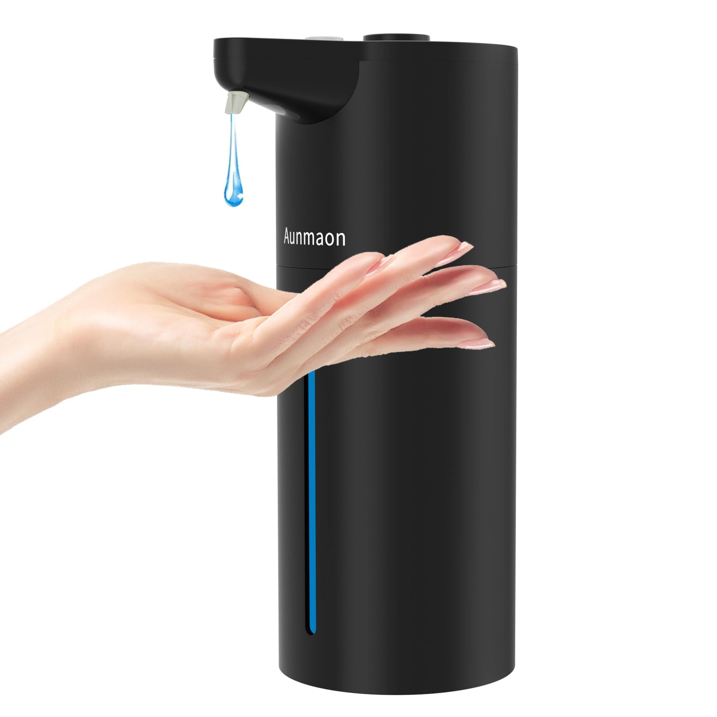 Automatic Soap Dispenser Touchless, Hands-Free, Multi Adjustable Volume, Long Battery Life, Compatible with Thick & Thin Dish/Hand Soap for Bathroom