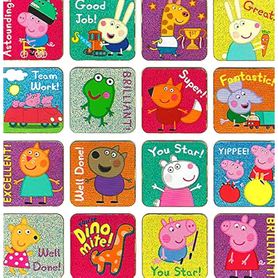 Paper Projects 01.70.30.021 Peppa Pig Everyday Reward Chart and 56 Sparkly Stickers, 29.7cm x 42cm