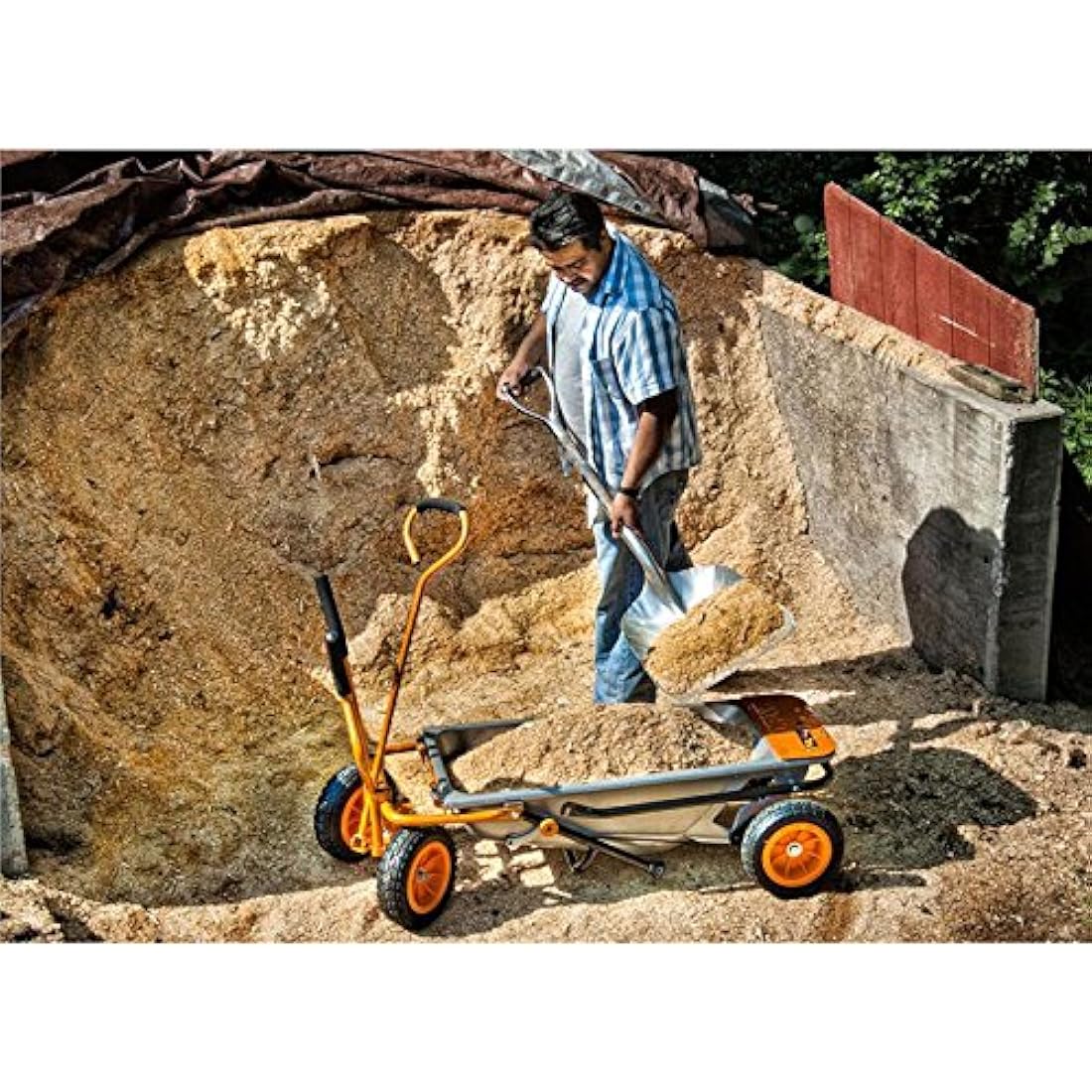Worx WA0228 aerocart Wagon Kit, 19" x 10" x 21"