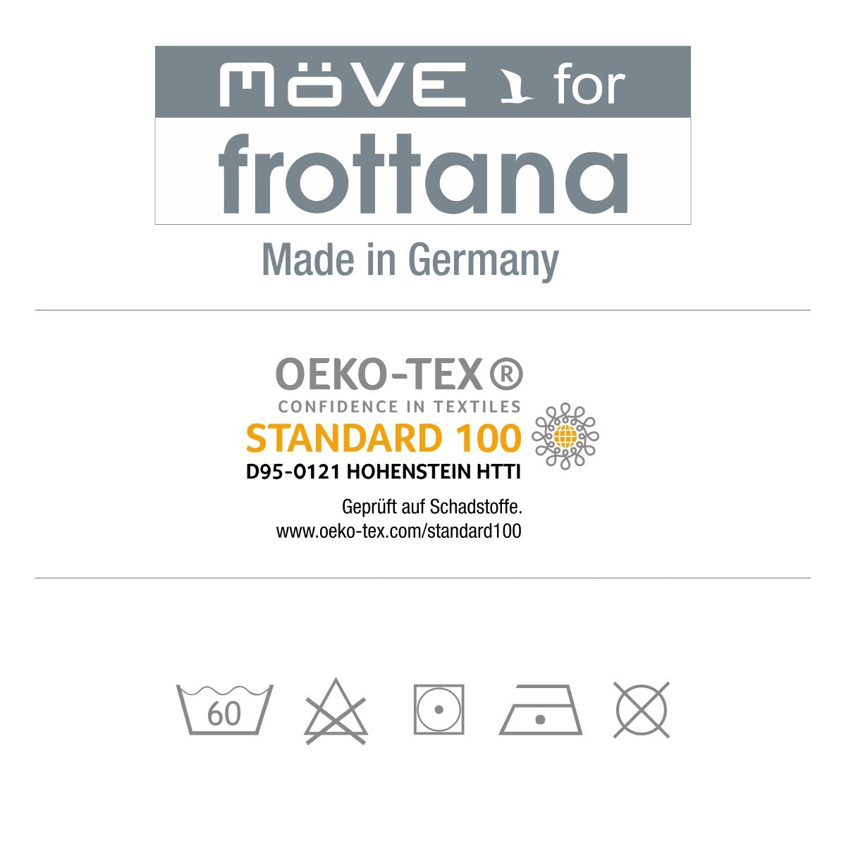 Frottana Möve hand towel Cotton ash 50 x 100 cm