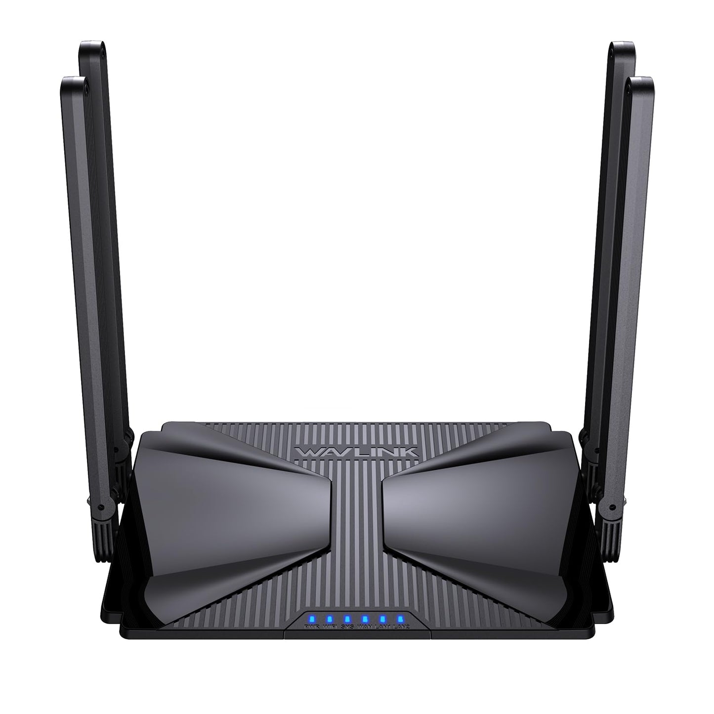 WAVLINK Wi-Fi 6 AX3000 Dual Band Extendable WiFi Router, 3000 Mbps Wireless Router for Gaming, 5 Antennas, Everything Mesh & AP Mode, 2 Gigabit LAN