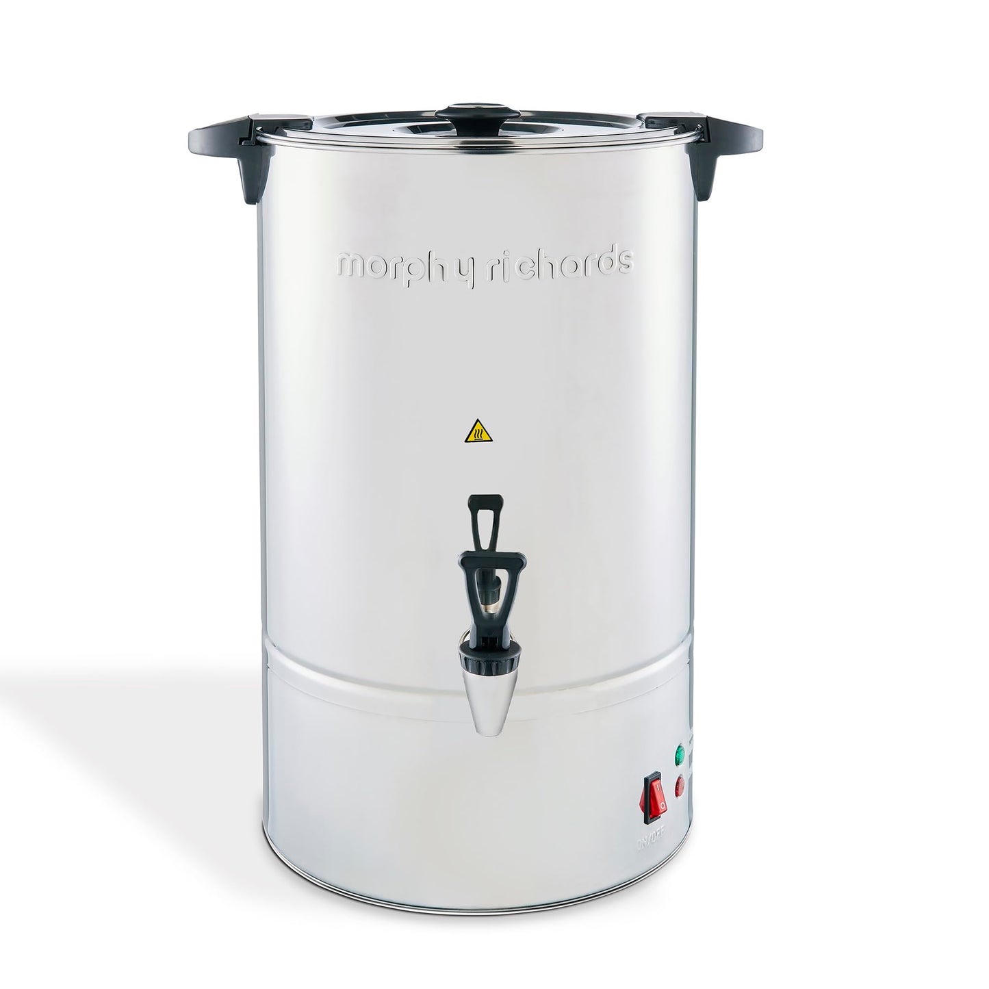 Morphy Richards 20L Stainless Steel Tea Urn, 80 Cup Instant Hot Water Dispenser, Fast Boil, Boil Dry Protection, Auto Reset, Internal Temp Control,