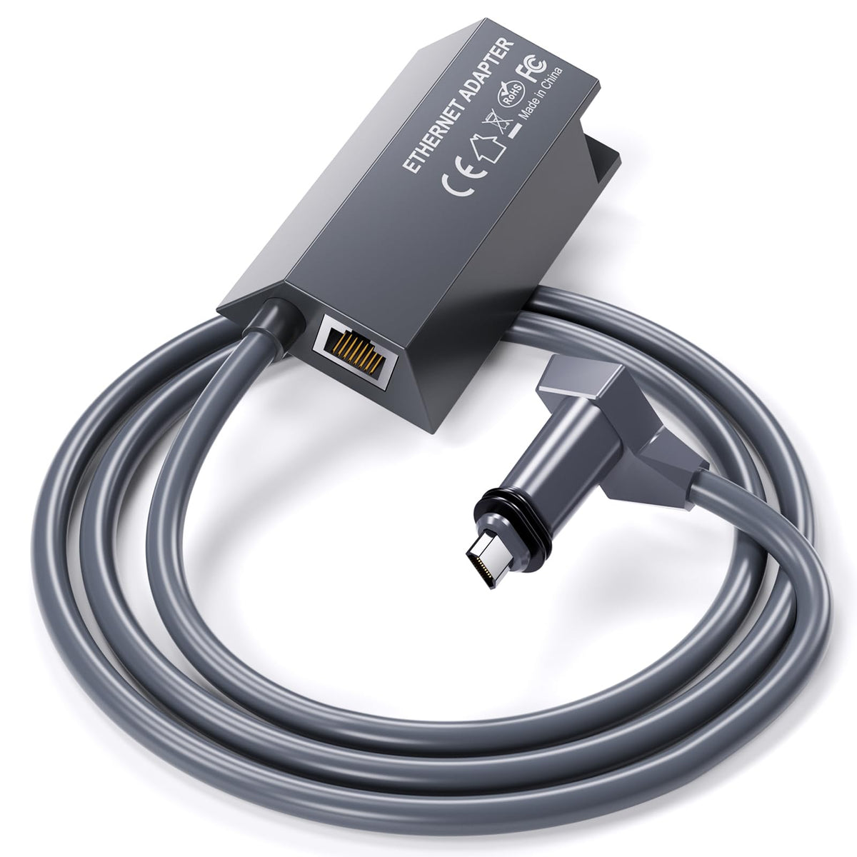 Starlink Ethernet Adapter Satellite Internet V2 for Rectangle Dish, 1000Mbps Starlink Adapter Ethernet for Actuated Gen 2 with Stable Network