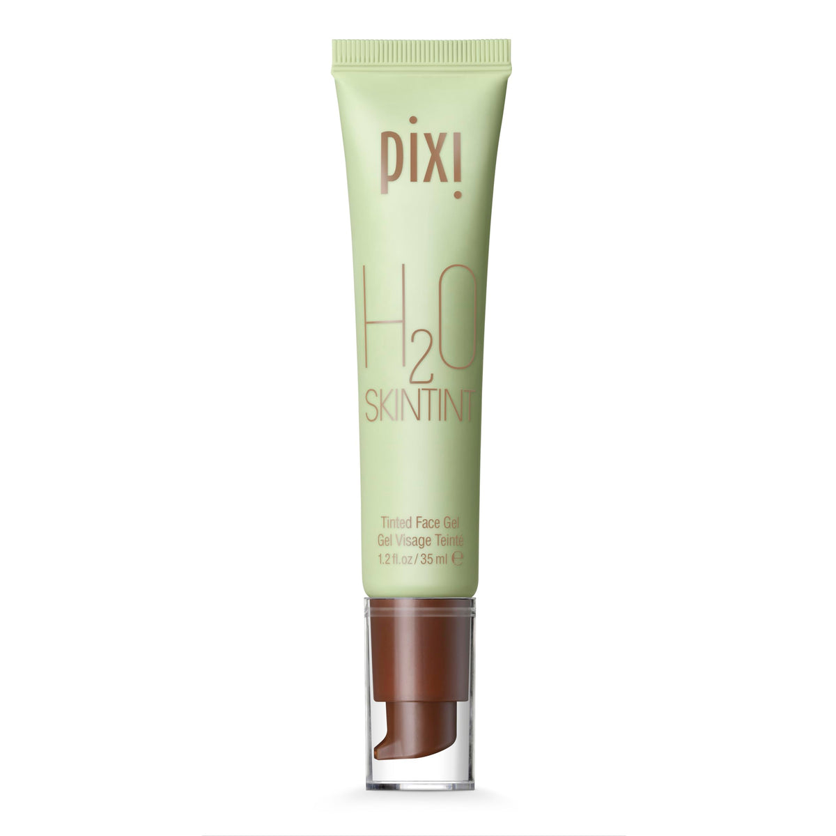 Pixi H2O SkinTint | Tinted Gel Moisturiser | Lightweight, Hydrating & Water-Resistant | Evens Tone & Reduces Redness | Cocoa | 1.2 fl oz/35 ml