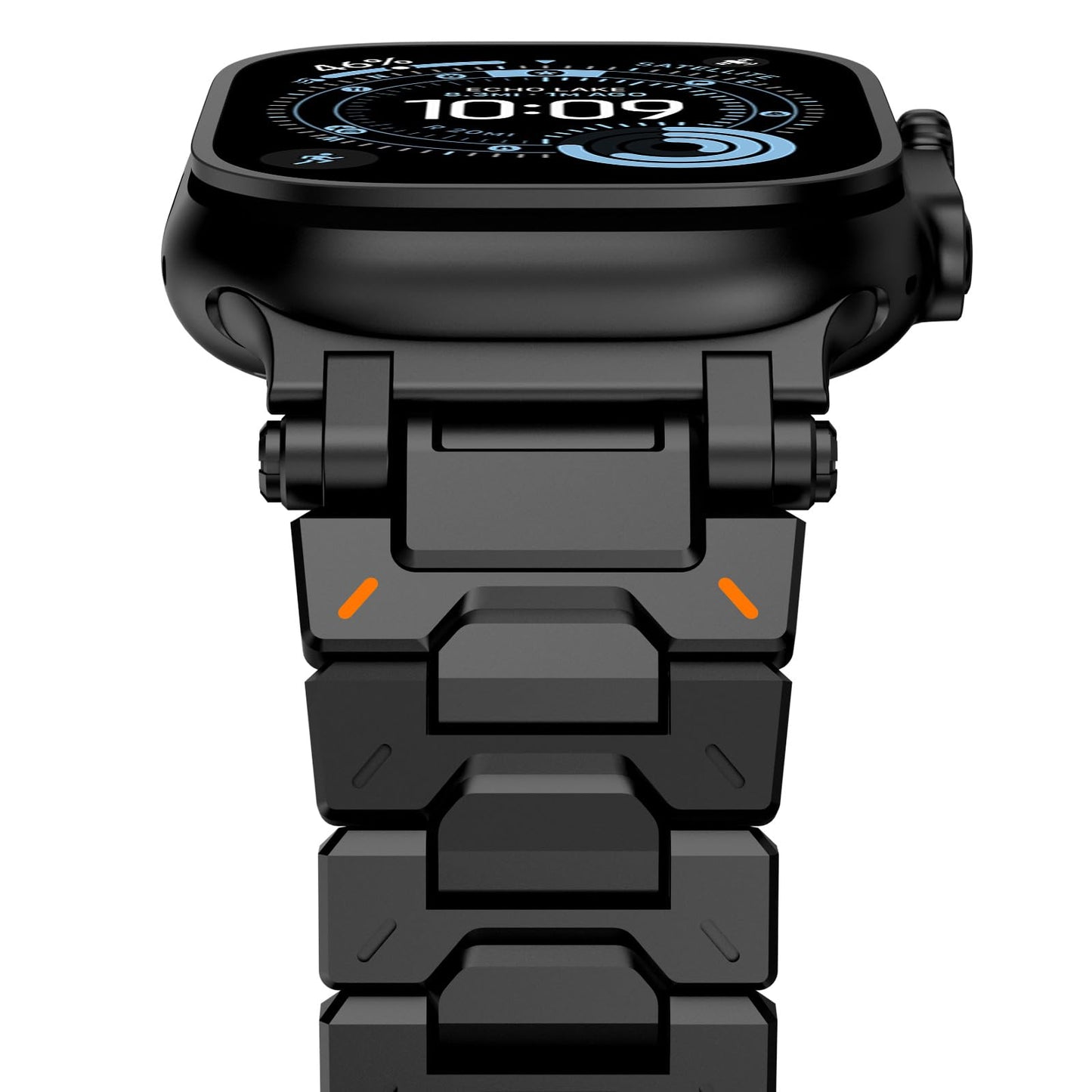 NewWays Metal Strap Compatible with Apple Watch Straps 49mm 46mm 45mm 44mm 42mm(Series 3 2 1),Stainless Steel Replacement Band for iWatch Ultra 3 2 1