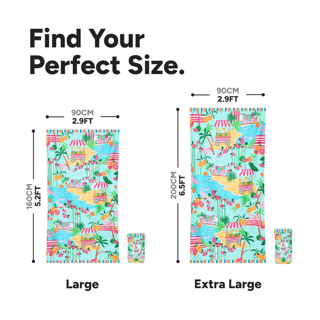 Dock & Bay Quick Dry Beach Towel - Sweet Escape, Extra Large
