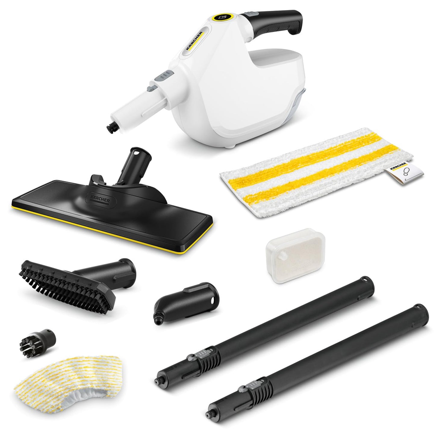 K?rcher Steam Cleaner SC 1 Multi & Up Extra, heating time: 0.5 min, area performance: 30m?, tank: 0.2l, weight: 1.6kg, EasyFix floor nozzle large, 1
