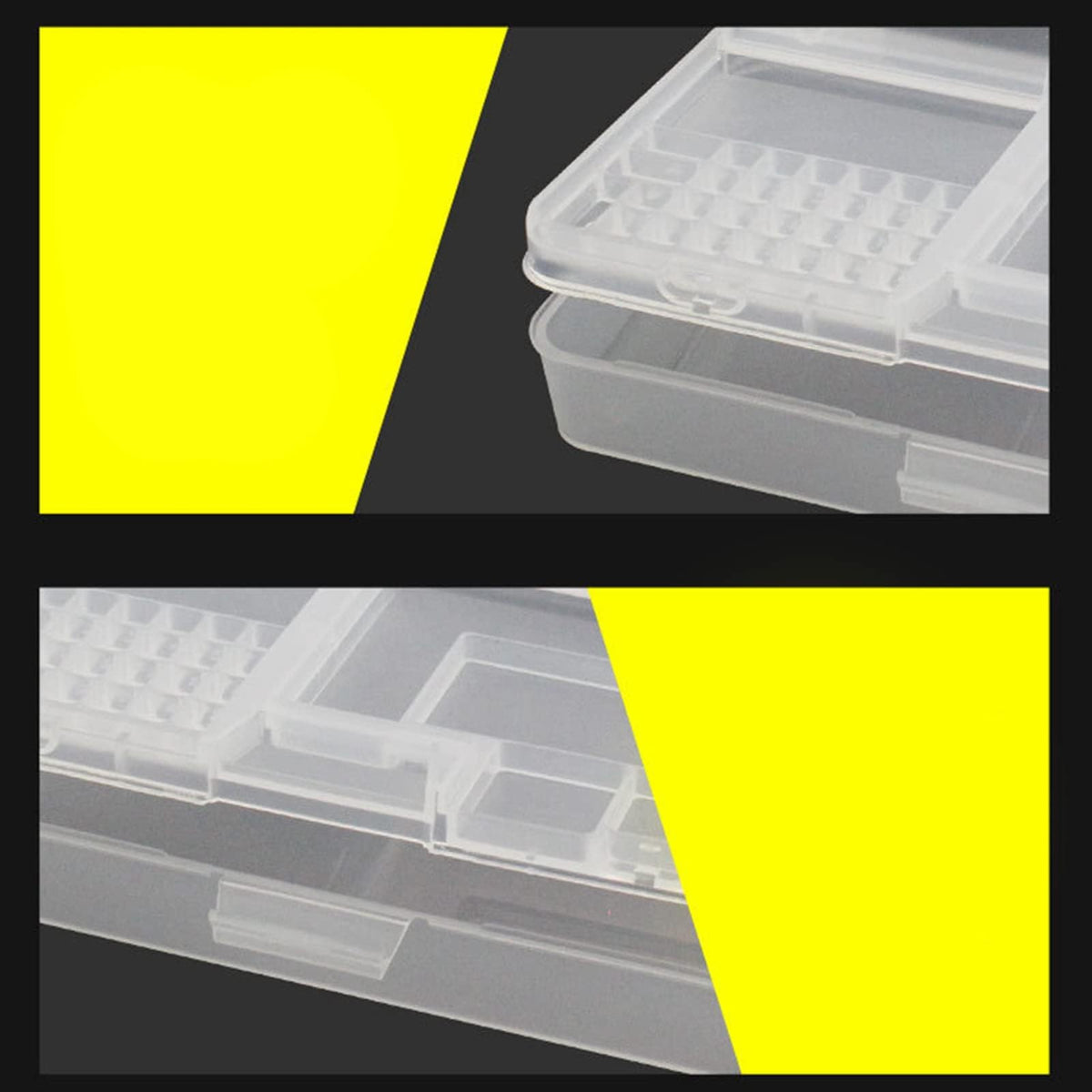 Kukyller 2PCS Phone Repair Module Organizer Case Phone Repair Storage Box Precision Component Storage Case Precision Compartment Collector Case Box