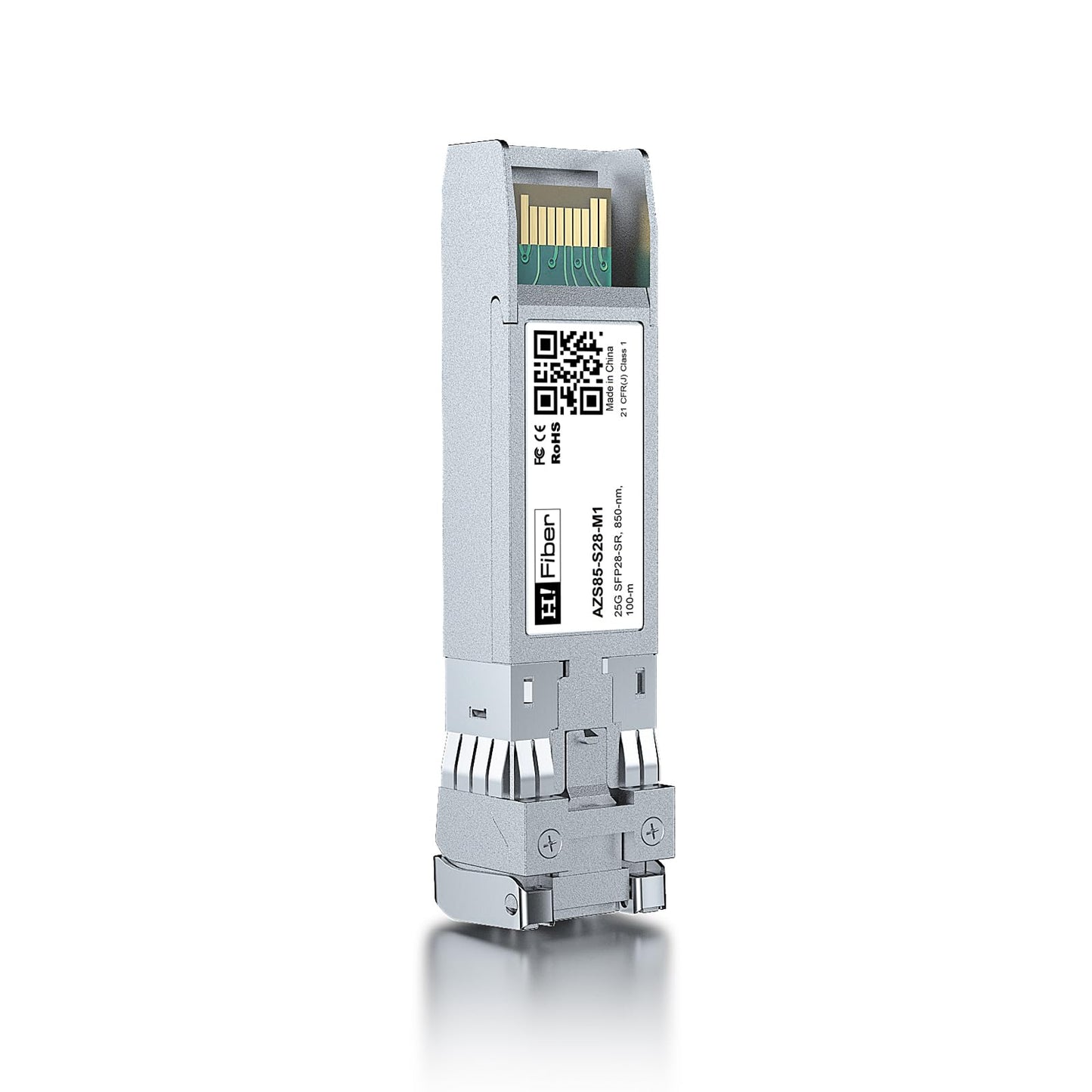 25GBASE-SR SFP28 SFP+ Transceiver, SFP+ to LC, 25G Multimode Module Compatible with Cisco SFP-25G-SR, MA-SFP-25GB-SR, Ubiquiti UniFi UF-MM-25G,