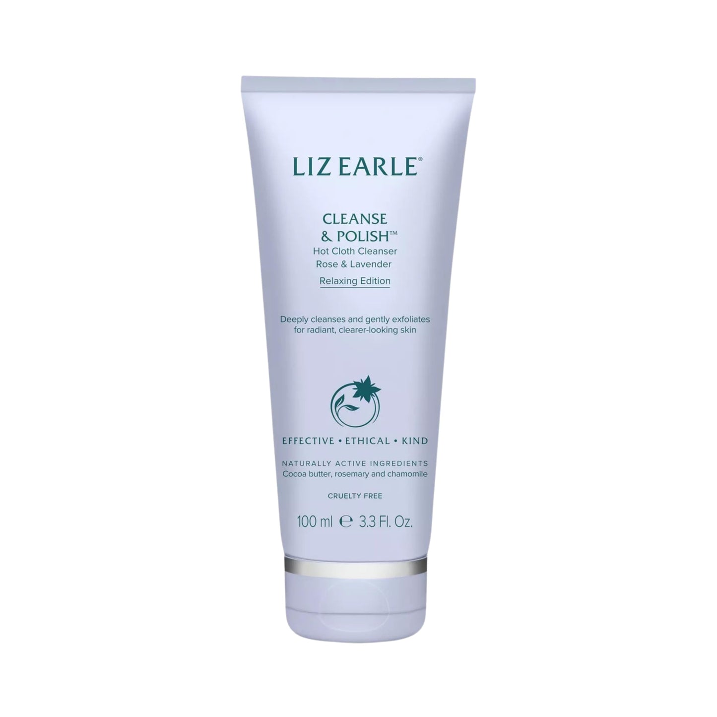 Liz Earle Cleanse & Polish Hot Cloth Cleanser Relaxing Edition 100ml, Deep Cleansing Cream Formulated with Naturally Active Ingedients, Cruelty Free,