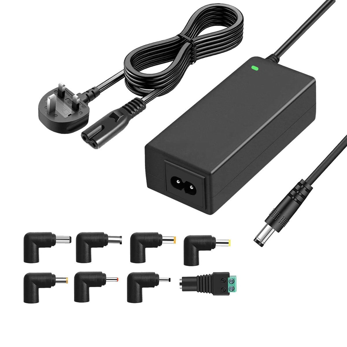 24V 2.5A Power Supply Adapter, 100V~240V AC to DC 24Volt 1A~2.5A 60W Transformer fit for 24Vdc LED Strip Lights Printer Soundbar Etc.