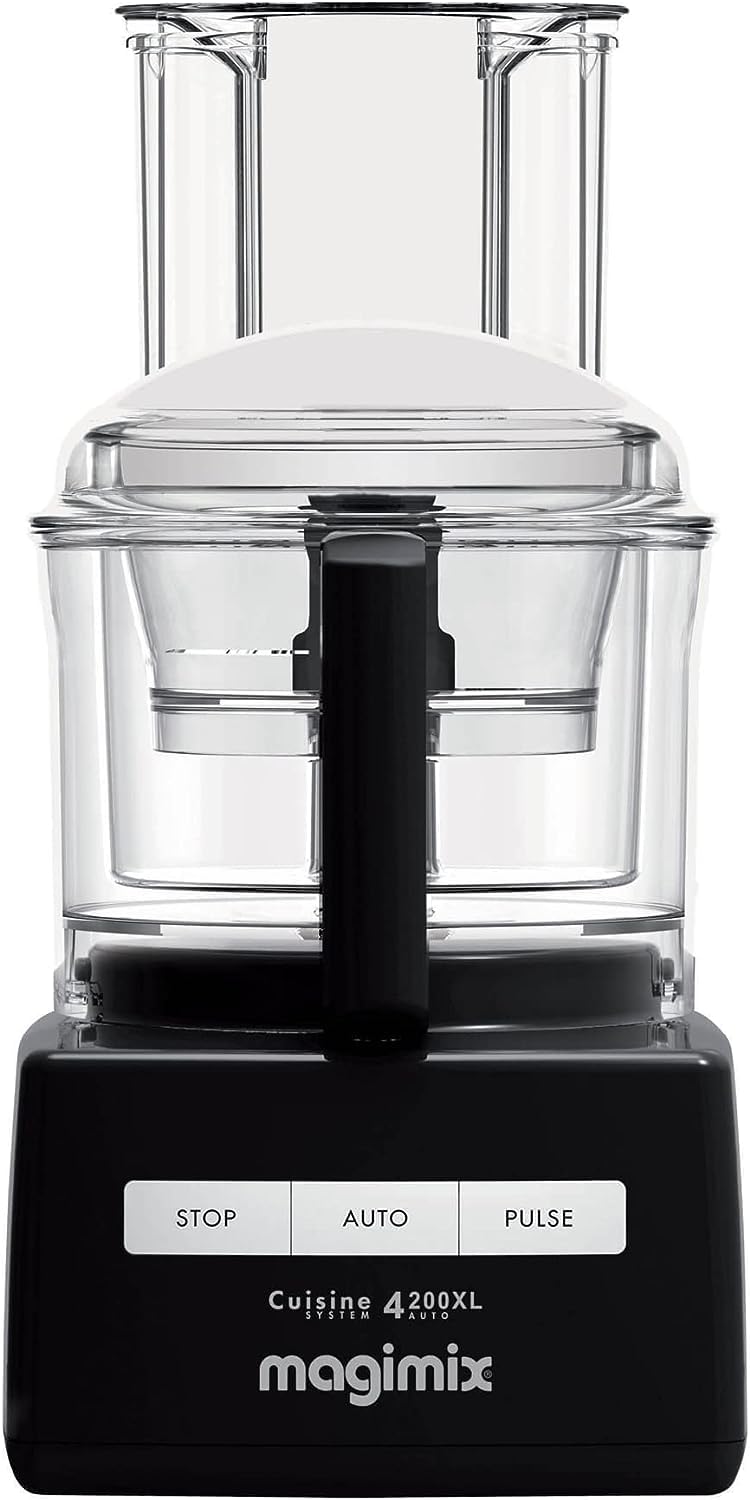 Magimix 4200XL Food Processor | 3L BPA-Free Bowl | Quiet & Powerful Motor | Multifunctional 6 in 1 Solution | Black | 18473