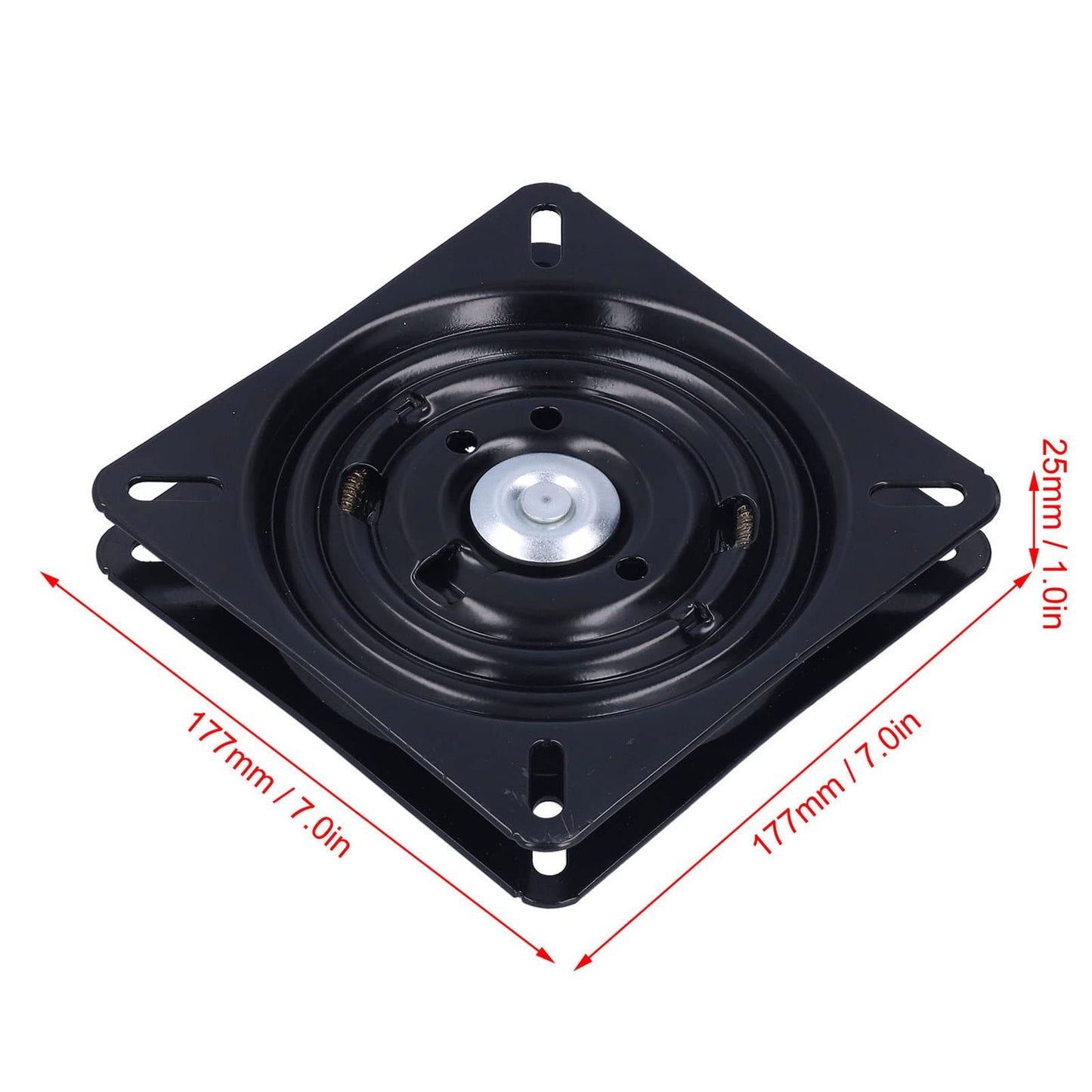 7in Chair Turntable Base, Rotating Seat Plate, Hardware