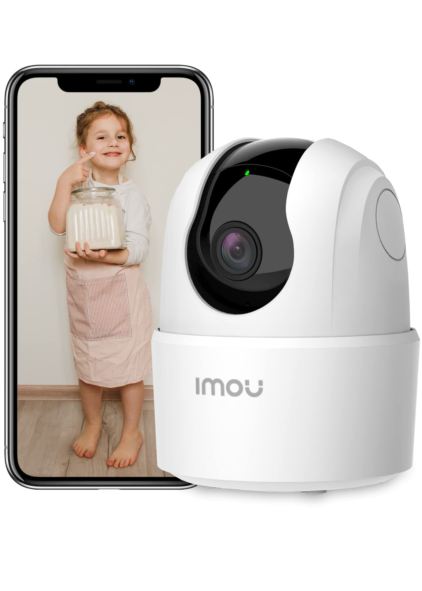 Imou 2K WiFi Security Camera Indoor Pet Dog Baby Camera with AI Human/Motion/Sound Detection, 360? Wireless IP Home Security Camera, Smart Tracking,
