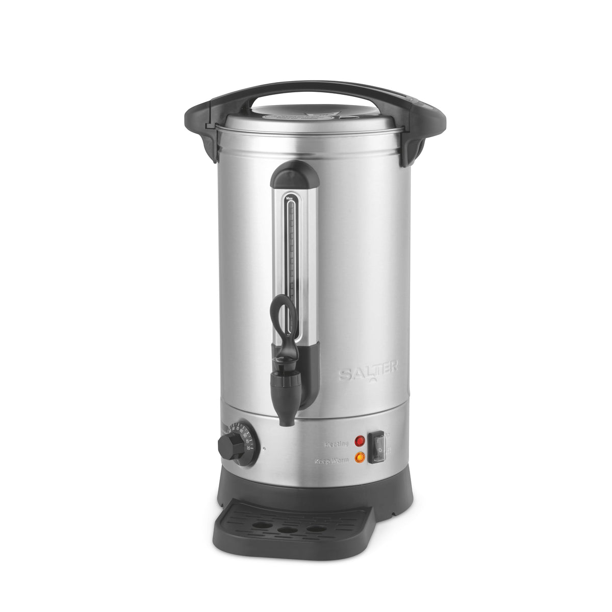 Salter Electric Hot Water Dispenser ? 10L Tea Urn, Coffee, Instant Hot Water Tap, Mulled Wine, Stainless Steel, Large Capacity, One Cup Drinks Boiler,