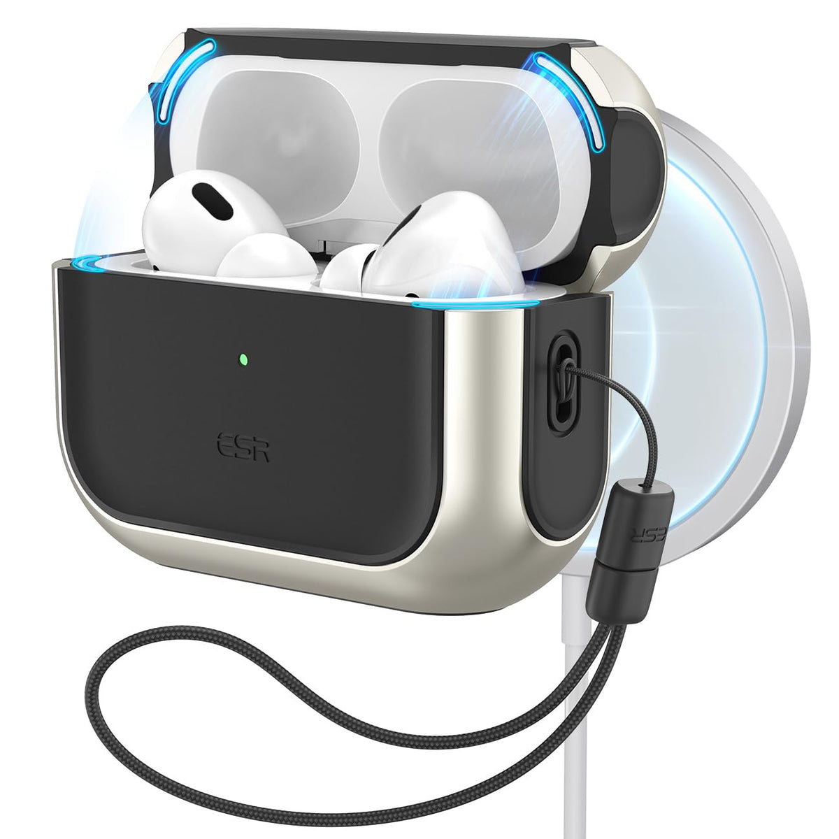 ESR for AirPods Pro 2 Case, Compatible with Airpods Pro Case 2nd / 1st Generation (2023/2022/2019), Compatible with MagSafe, Full Drop Protection