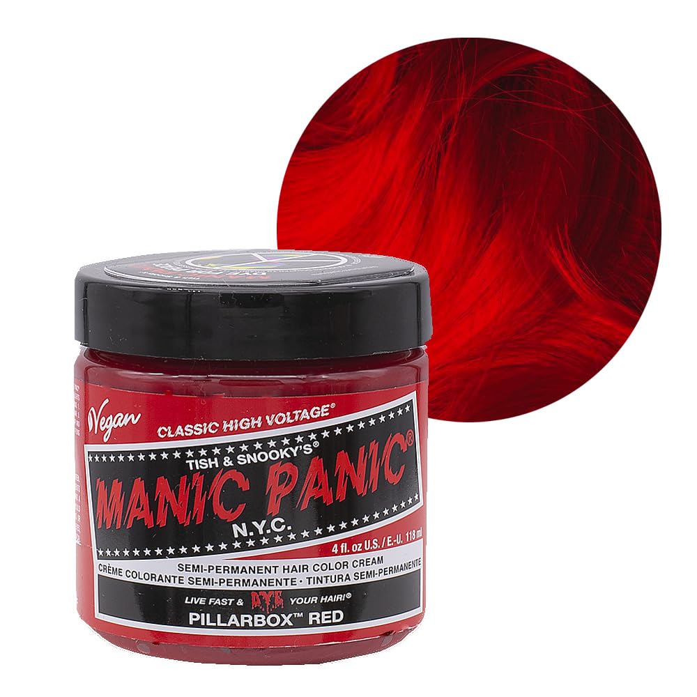Manic Panic High Voltage? Classic Cream Formula Colour Hair Dye 118ml (Pillarbox? Red)