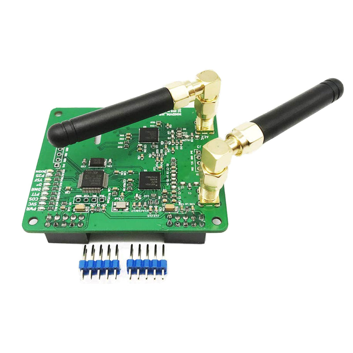 AURSINC MMDVM Duplex Hotspot Module Dual Hat V1.5.2 Support P25 DMR YSF NXDN DMR Slot 1 + Slot 2 for Raspberry Pi, Pi Zero (without OLED)