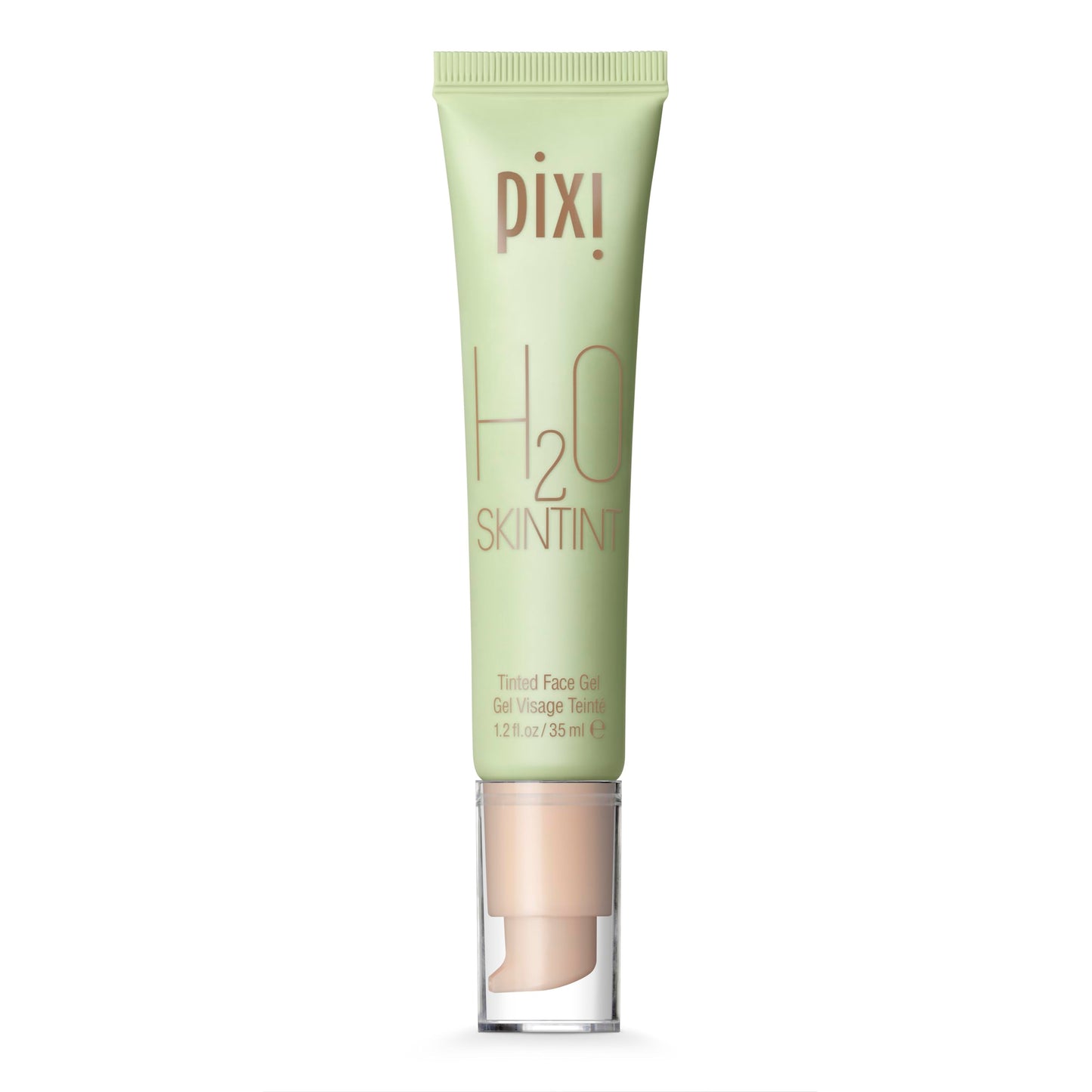 Pixi H2O SkinTint | Tinted Gel Moisturiser | Lightweight, Hydrating & Water-Resistant | Evens Tone & Reduces Redness | Fair | 1.2 fl oz/35 ml
