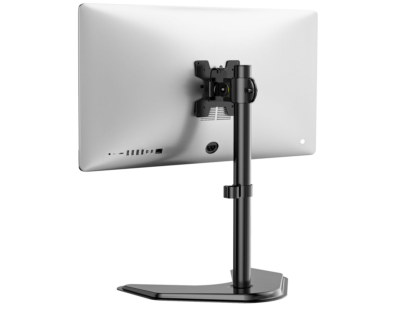 WALI Single Monitor Stand for 13 to 32 Inch Screen, Adjustable Freestanding Monitors Stands with Tilt Swivel Rotate, Universal Monitor Stands for hp
