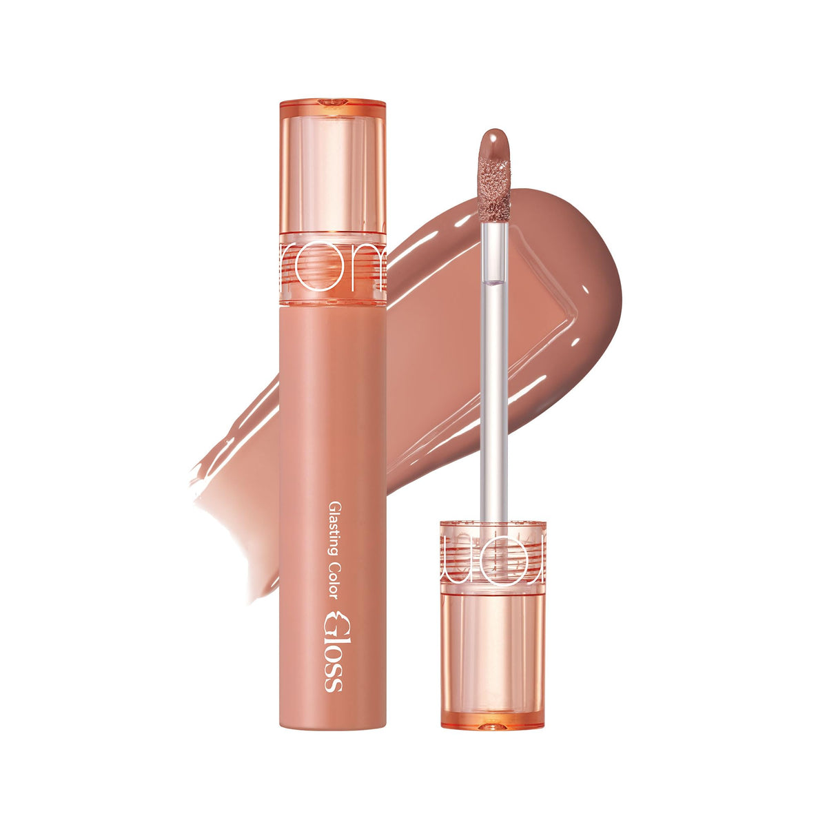 rom&nd Glasting Color Gloss (NEW) 6 Colors?Plumping and Juicy Glow finish with refractive oil, Long-lasting, Vidvid Color?4g 0.14oz (02 NUTTY VAGUE,