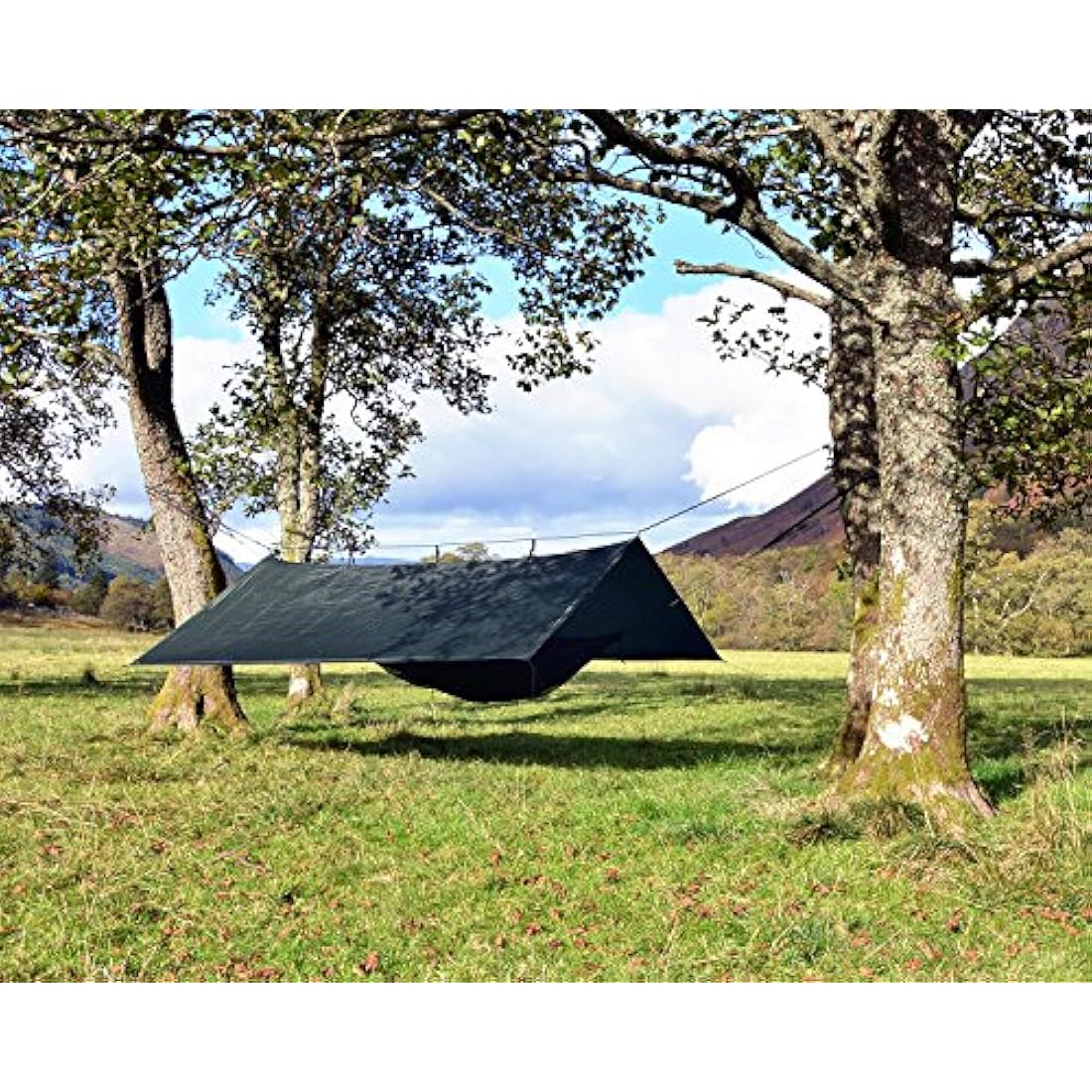 DD Hammocks - DD SuperLight Tarp - Fully Waterproof Tarp Shelter For Light Fast Backpacking Camping And Expedition Sports