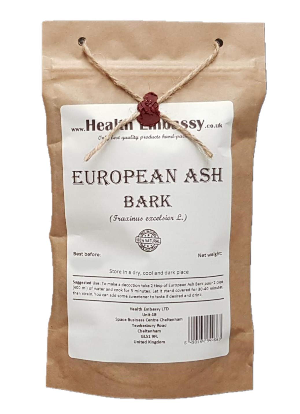 Health Embassy European Ash Bark Tea | Fraxinus Excelsior L | 100g