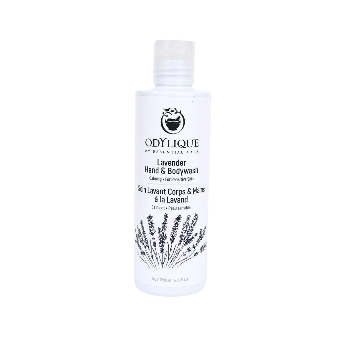 Odylique Lavender Hand & Body Wash 200ml | Vegan, Organic & 100% Natural | Sulphate Free
