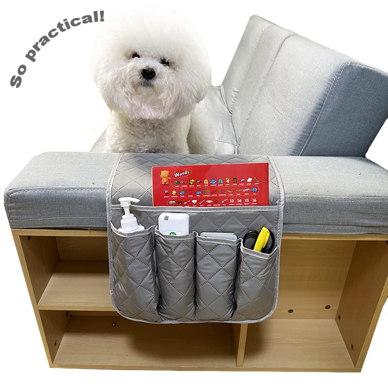 BEISIJIA Sofa Armrest Organiser, Hanging Caddy Storage Bag for Armchair Couch, Remote Control Holder for Phone, Books, Magazines, Glasses