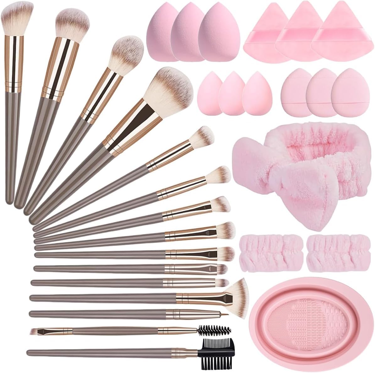 Makeup Brush Set 31 Pcs Makeup Tool, Multi-functional Makeup Kit Premium Synthetic Brush Make up Brushes Set for Women