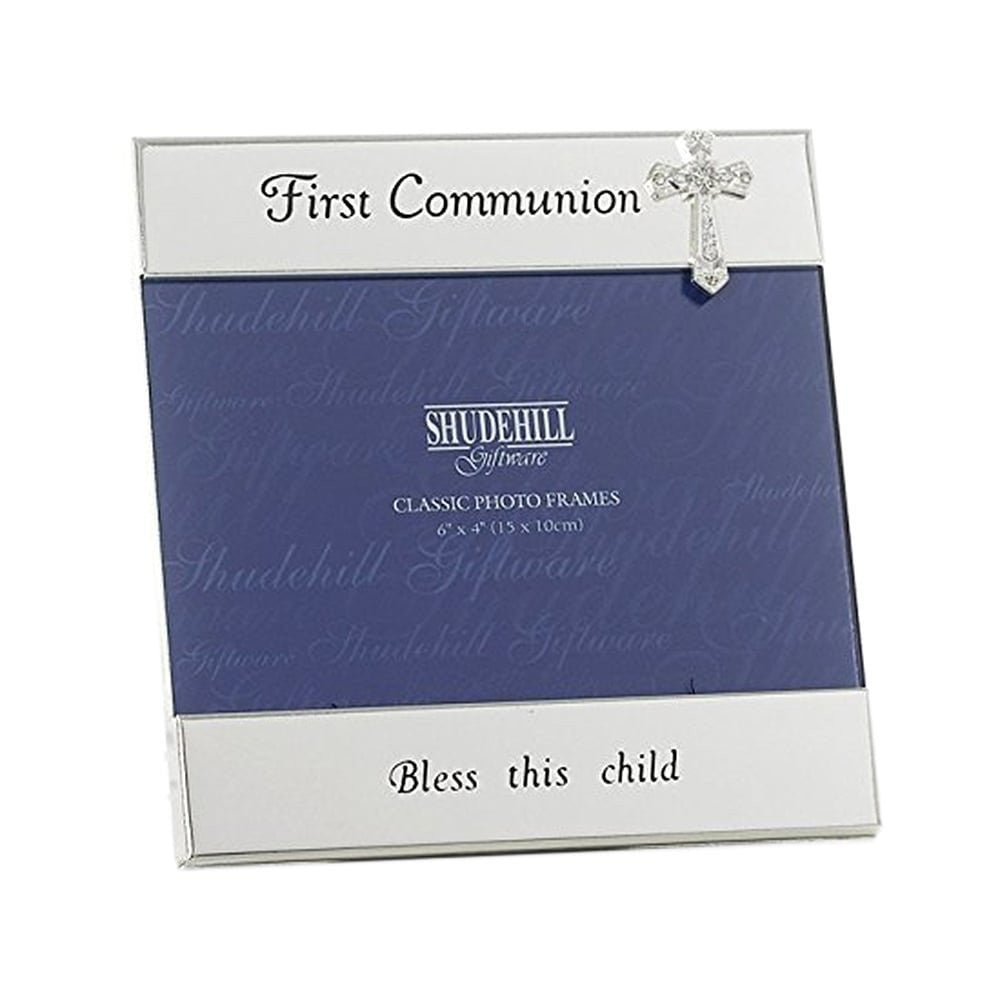 Silver Message Band Photo Frame 6x4 Communion