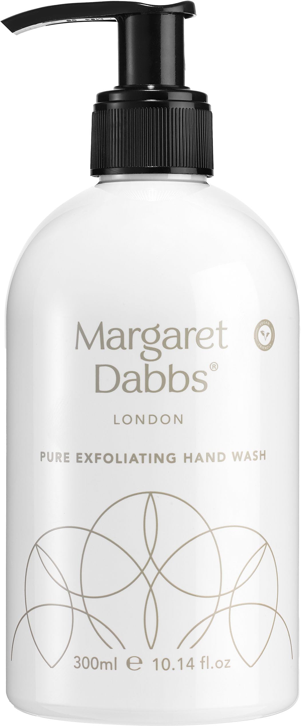 Margaret Dabbs PURE Exfoliating Hand Wash, Gentle Exfoliating Hand Cleanser with Natural Ingredients, Nourishing, Hydrating & Purifying Soap for Soft,