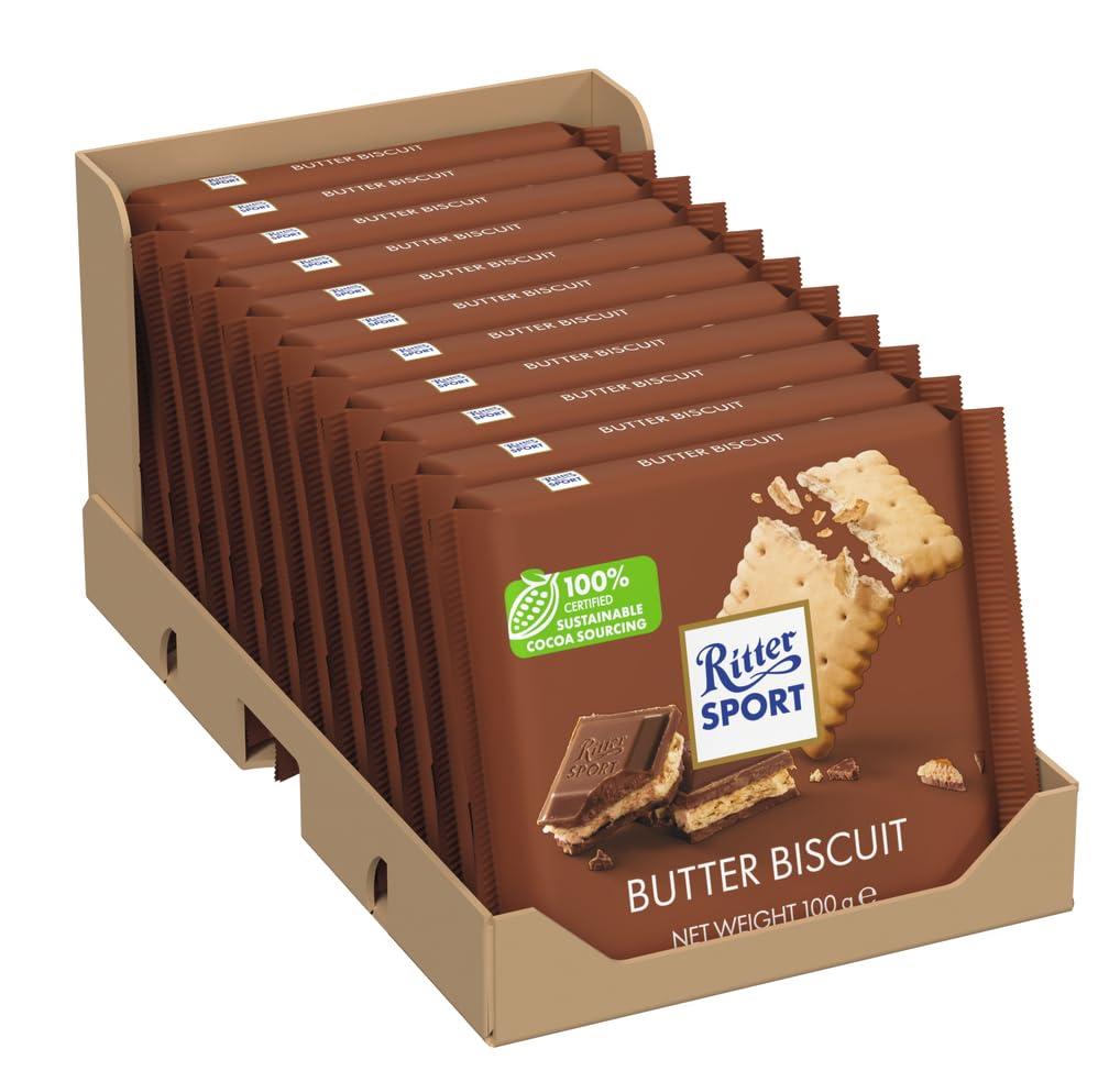 Ritter Sport Butter Biscuit 100g (Pack of 11)