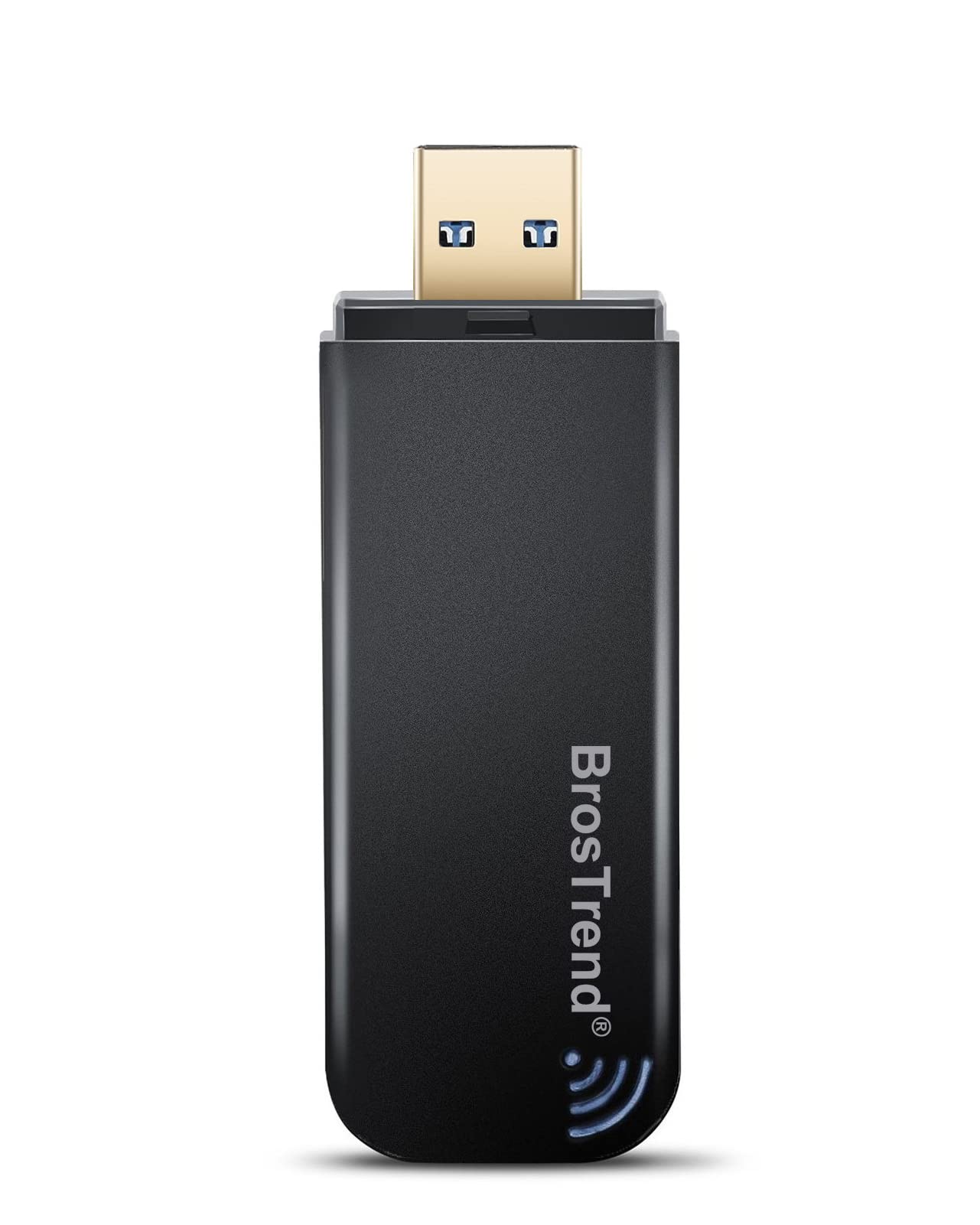 BrosTrend 1200Mbps USB WiFi Dongle for Laptop, WiFi Adapter for Desktop PC of Windows 11/10/8.1/8/7, USB 3.0 Wireless Network Adapter AC1200 Dual Band