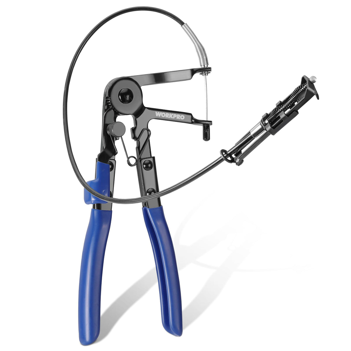 WORKPRO Flexible Long Reach Hose Clamp Pliers, 67cm Cable-Type Flexible Spring Clamp Pliers Car Maintenance Repair Tools for Fuel Pipes, Oil Pipes,